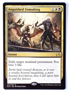 MTG Anguished Unmaking - Shadows over Innistrad LP+ - Picture 1 of 2