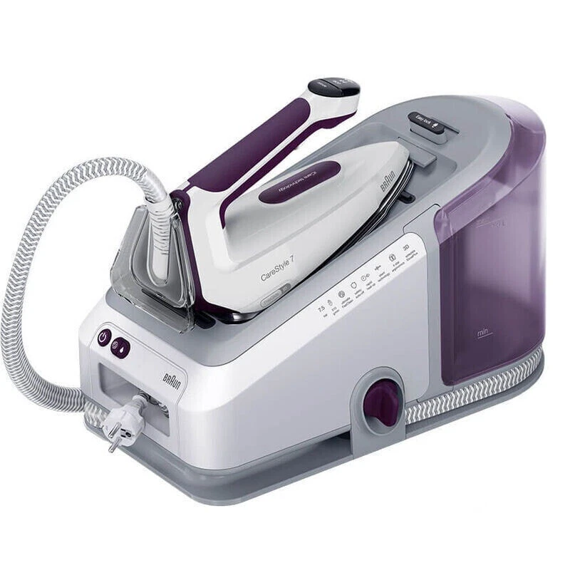 Braun CareStyle 7 2700W Dampfbügelstation - Weiß/Violett (IS7266VI)