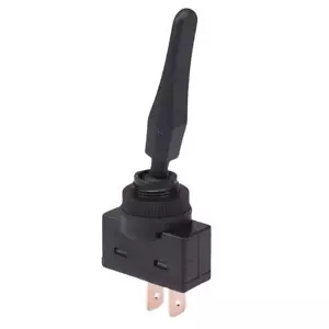 Long Paddle Momentary Off-(On) Black Toggle Switch SPST 20A 12V - Picture 1 of 3