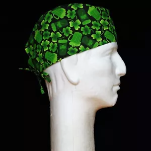 St. Patrick Day & Irish Beer theme Scrub hat - Picture 1 of 1