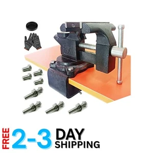 Universal Clamp-on Vise with 270° Swivel Base - 4.5" Jaw for Heavy-Duty Tasks - Picture 1 of 8