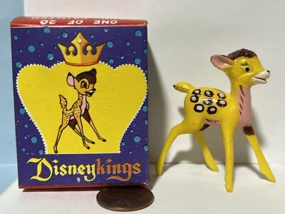Marx пластиковая фигурка Бэмби из Disney олень лесное животное персонаж Уолта Диснея - Изображение 1 из 4