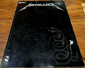 METALLICA BLACK ALBUM GUITAR TAB SONGBOOK (CHERRY LANE 1991) - Picture 1 of 5