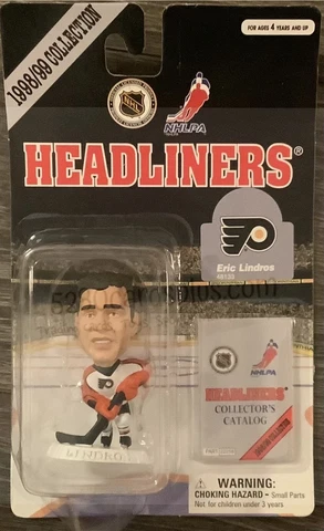 Eric Lindros / Philadelphia Flyers - NHL Hockey Headliners Mini Figure - 1998-99 Cover