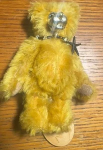 MINIATURE RAIKES TEDDY BEAR 4" ENCHANTABLE STARFISH METAL FACE 65 OF 777 -L4 - Picture 1 of 10