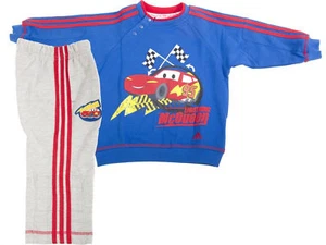 Adidas Säugling Kinder Trainingsanzug Joggen Disney Pixar Lightning McQueen Komplettset Neu - Bild 1 von 3