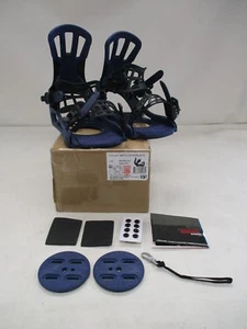 ROSSIGNOL MEN'S BATTLE SNOWBOARD BINDINGS SIZE XL BLACK & BLUE RGMC1010000TU - Picture 1 of 12