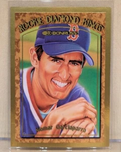 1997 Donruss ROOKIE DIAMOND KINGS CANVAS #7 Nomar Garciaparra RARE PARALLEL /500 - Picture 1 of 2