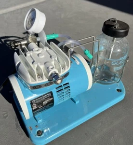 Schuco Vac 5711 130 Medical Vacuum Aspiration Suction Pump w Jar - Picture 1 of 7