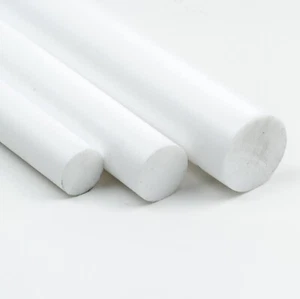 Barre ronde PTFE Ø 18 mm téflon naturel longueur au choix matériau rond plastique - Photo 1/4