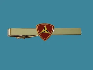 U.S MILITARY 3rd MARINE CORPS TIEBAR OR TIE TAC CLIP ON TYPE USMC THIRD INSIGNIA - Picture 1 of 4