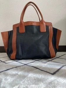 CHLOE Allison Tote Bag Bicolor Schwarz Braun Gebraucht Top Zustand Original JP - Bild 1 von 10