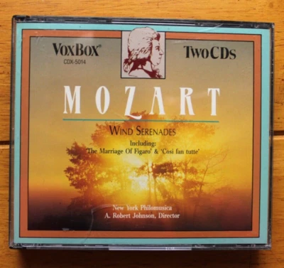 MOZART WIND SERENADES ROBERT JOHNSON [USED CD] VOXBOX 2 DISC SET - Image 1 of 4