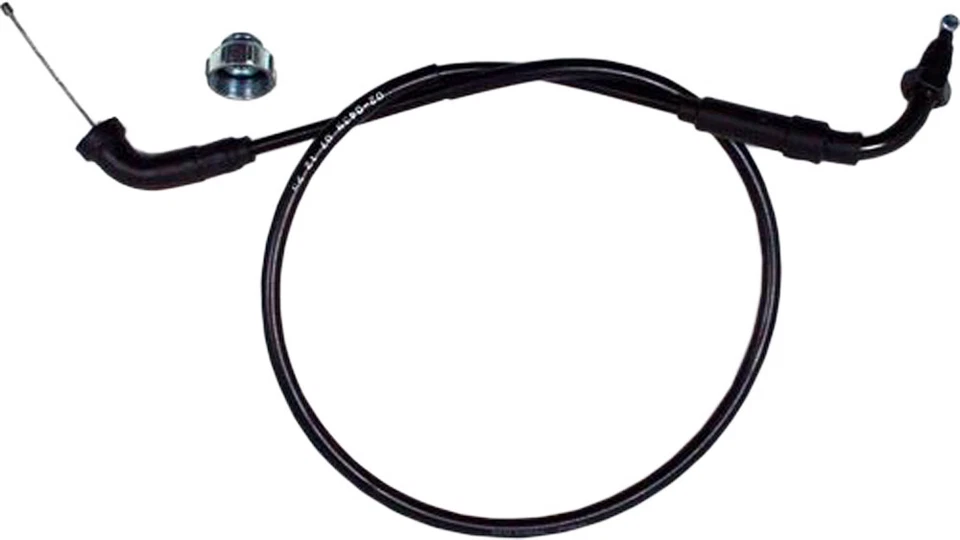 MOTION PRO 2004-2011 CRF70F Honda BLACK VINYL THROTTLE CABLE 02-0439 - Image 1 of 1