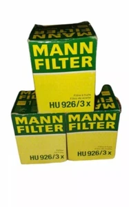 (3) HU926/3X Mann-Filter Oil Filter for 320 325 525 3 Series E36 BMW 325i E34 5 - Picture 1 of 1