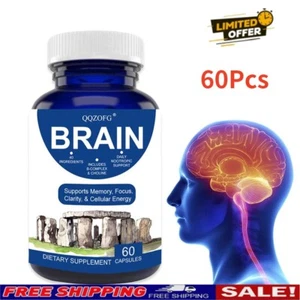 Dynamic Brain Supplement For Enhanced Memory and Focus 60 Caps Stone - Picture 1 of 8