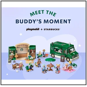 Starbucks Korea 2024 Playmobil Figuren MEET THE BUDDY'S MOMENT Special Set - Bild 1 von 43