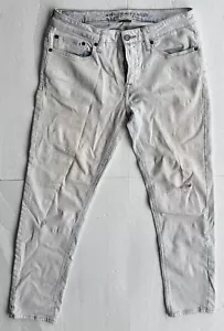 American Eagle Jeans Extreme Flex Bleached Slim Straight Denim Men’s 31x30 - Picture 1 of 6