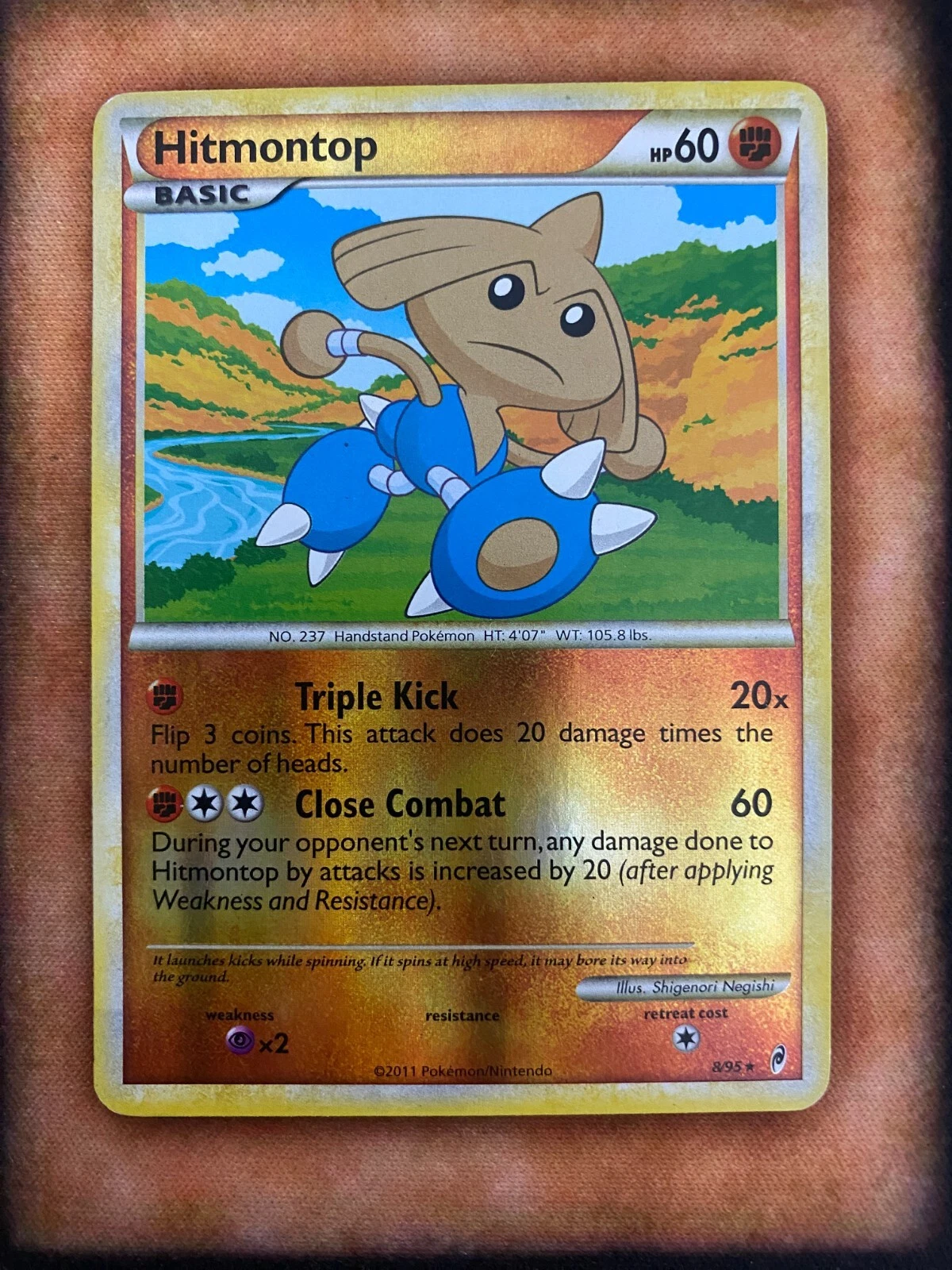 Pokemon Hitmontop 8/95 Call of Legends Reverse Holo LP