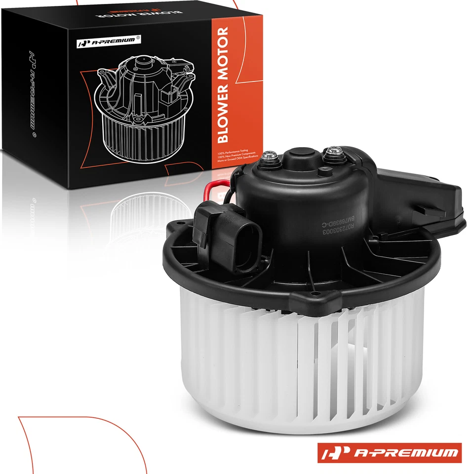 HVAC Heater Blower Motor w/Fan Cage Front for Audi A6 Quattro 1999-2004 RS6 S6 Foto 1 de 4