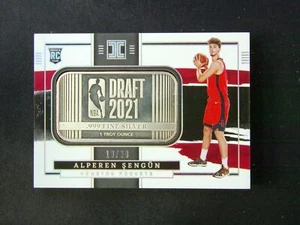 2021-22 Panini Impeccable Alperen Sengun #16 RC Rookie Draft Silver Bar /20 - Picture 1 of 2