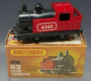 MATCHBOX 1980ER #43 DAMPFLOK ZUG MIT BOX ENGLAND NM ZUSTAND - Bild 1 von 7