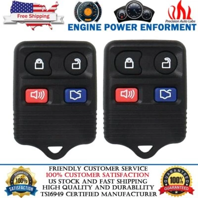 2 Transmisor Clicker Llavero Entrada Sin Llave Coche Control Remoto Para Ford Explorer Foto 1 de 4