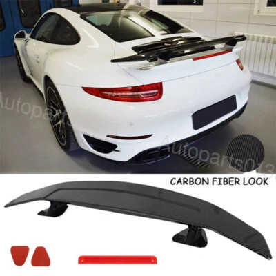 Carbon Style 46" Rear Trunk Spoiler Wing Lip GT Style For Porsche 911 Targa 4S - Image 1 of 4