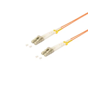Cavo patch 2 fibre in fibra ottica 1m LC-LC 50/125um, Multimodale OM2 - Foto 1 di 1