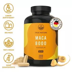 Maca Gold - 200 Kapseln Hochdosiert - Premium Gelber Maca Extrakt - TRUE NATURE® - Bild 1 von 5