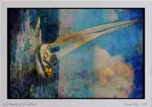 Segeln 007001 Cutter und Segel Aquarell Bild limitierte Auflage A4 - Bild 1 von 1
