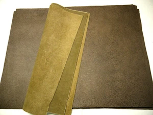 "Paneles de cuero 3 piezas Taupe Calidad Superior Grande 18"" x 24" - Imagen 1 de 4