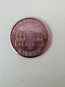 Moneta - Medaglia - GIUSEPPE VERDI - "TEATRO ALLA SCALA" - Anni 70 - Foto 1 di 2
