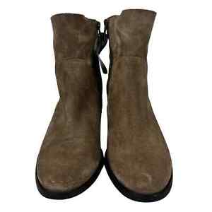 PAUL GREEN NICOLE ANKLE BOOTIE IN ANTELOPE SOFT SUEDE NWOT WOMEN'S SIZE 9