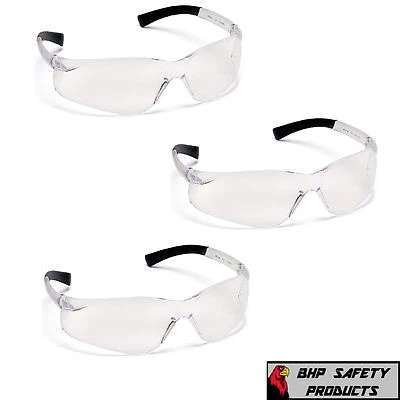 GAFAS DE SEGURIDAD PYRAMEX ZTEK LENTES ANTINIEBLA TRANSPARENTES GAFAS DE TRABAJO S2510ST (3 PARES) Foto 1 de 4
