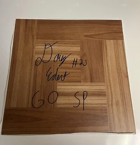 DOUG EDERT SAINT PETER’S PEACOCKS SIGNED AUTOGRAPHED FLOORBOARD PROOF RARE - Picture 1 of 3