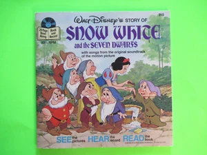 SNOW WHITE AND THE SEVEN DWARFS 45 7" DISNEYLAND DISNEY - Imagen 1 de 2