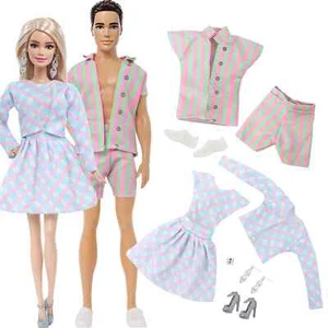 2 Pcs/Set Couple Outfit Dress Coat Clothes for 11.5'' Doll Kids Toy Accessories - Picture 1 of 5