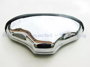 Fanale Fanalino Luce Targa in ABS Cromato Qualità' ASI per FIAT 500 F L R 600 - Foto 1 di 1