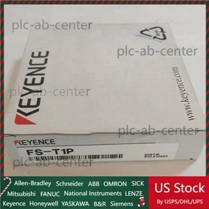 KEYENCE FS-T1P NEW IN BOX FIBER OPTIC AMPLIFIER FOR SENSOR PNP 12-24VDC - Picture 1 of 4