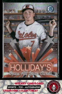 Jackson Holliday 2025 Bowman Hobby Stars #HS-2 Baltimore Orioles - Imagen 1 de 2