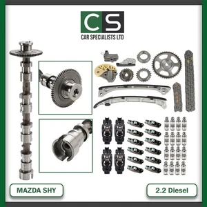 MAZDA 2.2 DIESEL SHY EXHAUST CAMSHAFTS X4 SKYACTIV ROCKER ARMS WITH OTHER PARTS - Picture 1 of 23