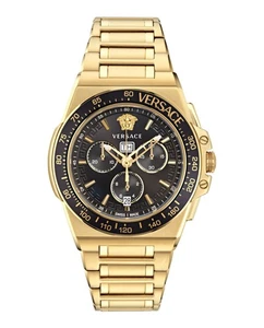 Versace Mens  Gold 45mm Bracelet Fashion Watch - Picture 1 of 5