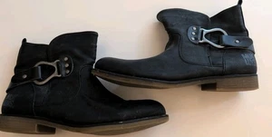 Muk Luks Women’s Ankle Boots Black Size 10 With Buckle Hayden - Picture 1 of 7
