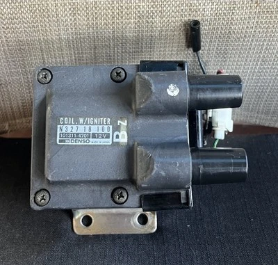 MAZDA ROTARY 1986-91 RX7 FC 13B GENUINE IGNITION COIL & IGNITER!! PN.N327-18-100 - image 1 of 4