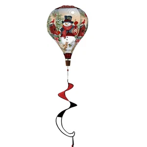 Spinner mongolfiera Briarwood Lane Pupazzo di neve e amici - Foto 1 di 2