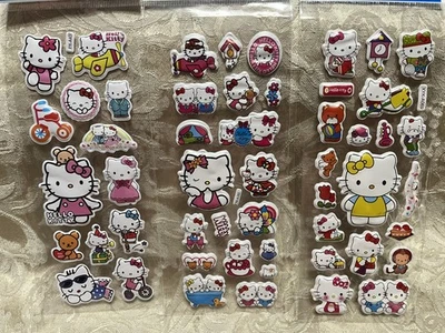 Retro Vintage Look Hello Kitty 3D Bubble Puffy Stickers 3 sets (#27) - Image 1 of 3
