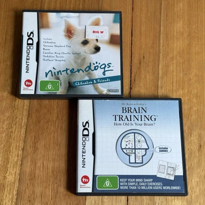 Nintendo DS Classic Games - Nintendogs: Chihuahua & Friends & Brain Training - Image 1 of 4