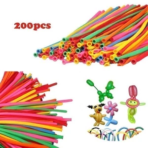 200 Modellierballons 260Q Luftballon Lang Hochzeit Party Kindergeburtstag Bunt - Bild 1 von 7