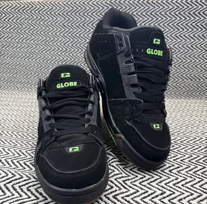Zapatos de skate para hombre talla 9-Globe Sabre negros/grises/verdes GBSABR YZ01 - Imagen 1 de 8